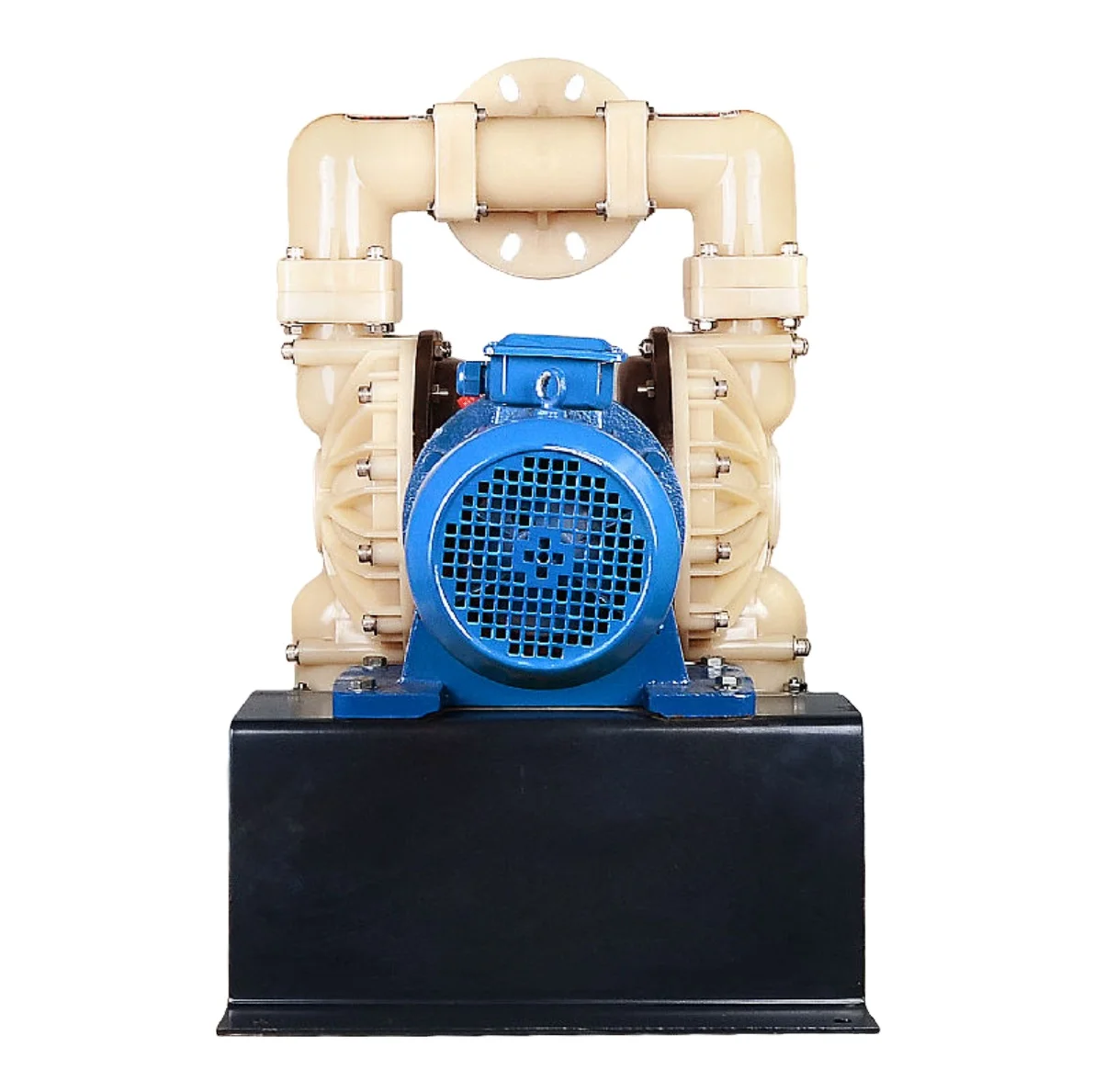DBY3-80F PTFE Low Pressure Electric Diaphragm Pump Acid Alkali Resistant OEM Fluid Transfer 245 L/min American Style Outlet