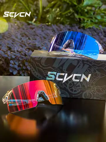 SCVCN New Photochromic Sunglasses Man MTB Climbing Glasses Outdoor Sports Bike Cycling Glasses Women Driving Bicycle Goggles
