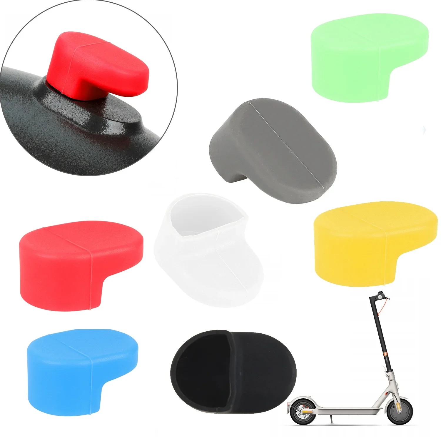 

Fender Hook Silicone Sleeve For Xiaomi M365 1S Pro Electric Scooter Mudguard Lightweight Rear Fender Hook Sleeve Buckle Cap