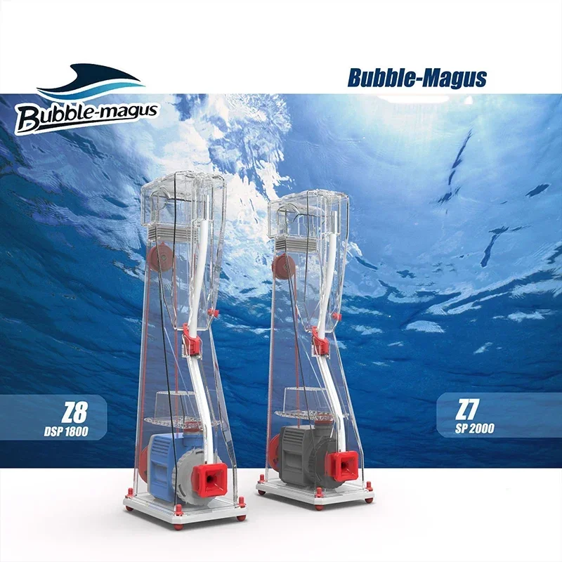 Bubble Magus Z5 Z6 Z7 Z8 Mute Built-in Protein Separator Sea Water Tank Filter Brush Needle Pump