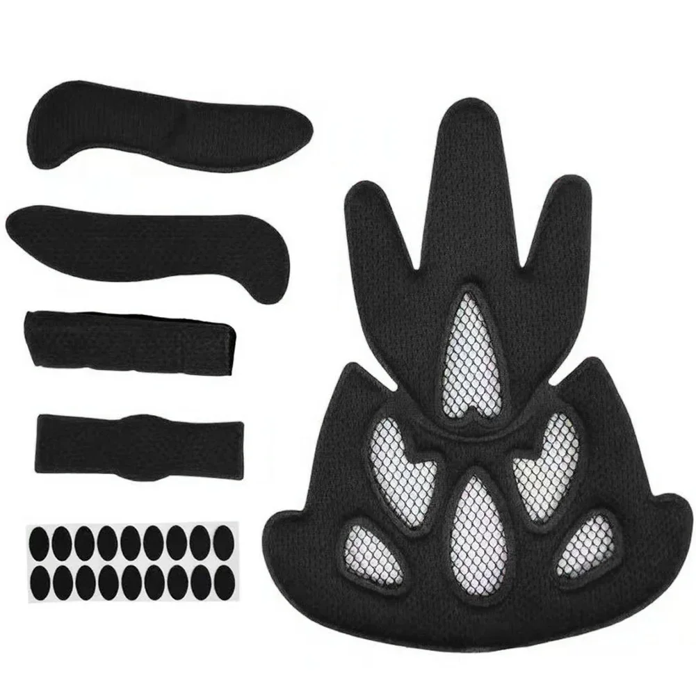 1 set Helmet Inner Sealed Sponge Padding Kits Replacement Motorcycle Bicycle Cycling Helmet Universal Foam Pads Set