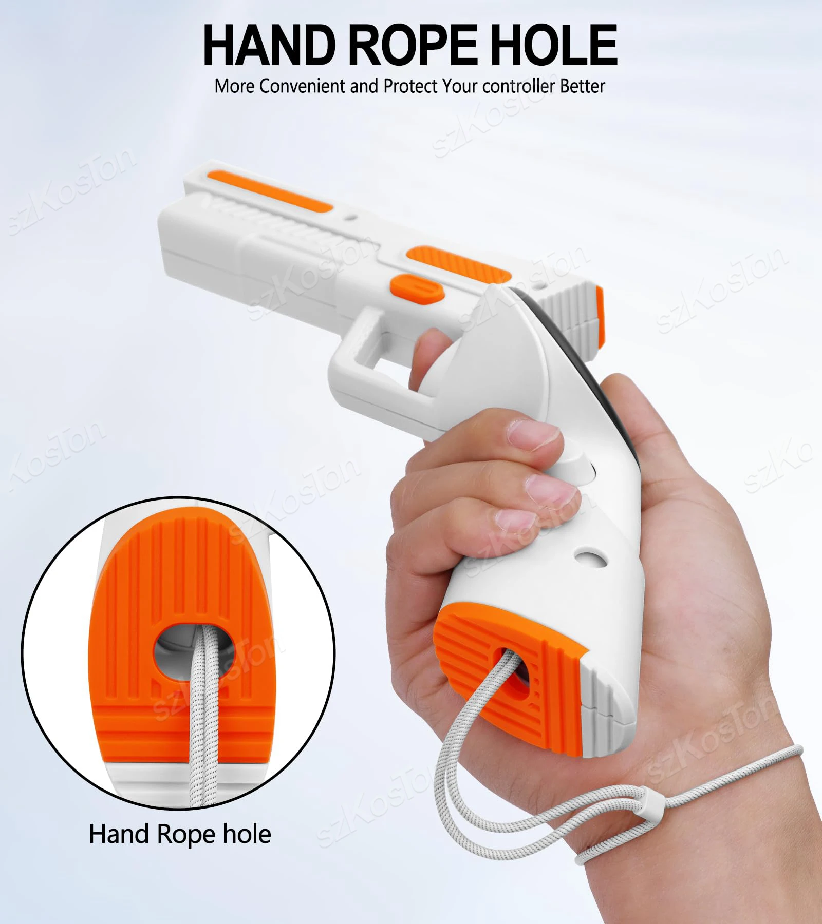 مقابض مسدس VR لوحدة تحكم Meta Quest 3 / Quest 3S VR تجربة تصوير ألعاب FPS المحسنة لملحقات Quest 3 #4