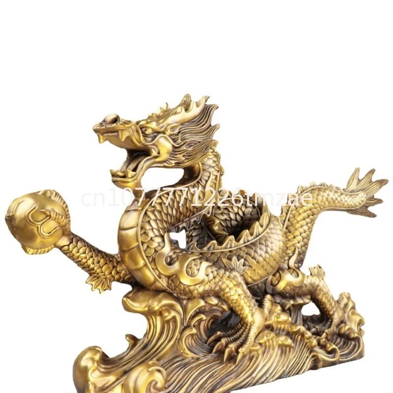 

Green Dragon Playing Beads Ornaments Twelve Zodiac Dragon Five-Claw Golden Dragon Four Seas Auspicious