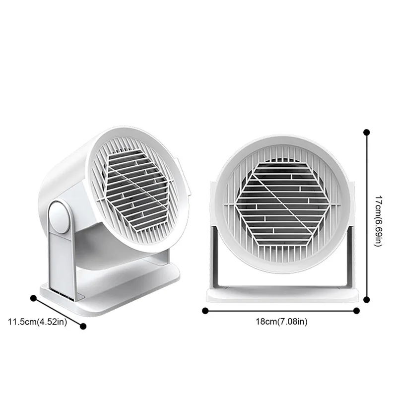 Fan Heater Small Ceramic Heater 2-Second Fast Heating Overheating Protection Office Bedroom Bathroom Kitchen Heater