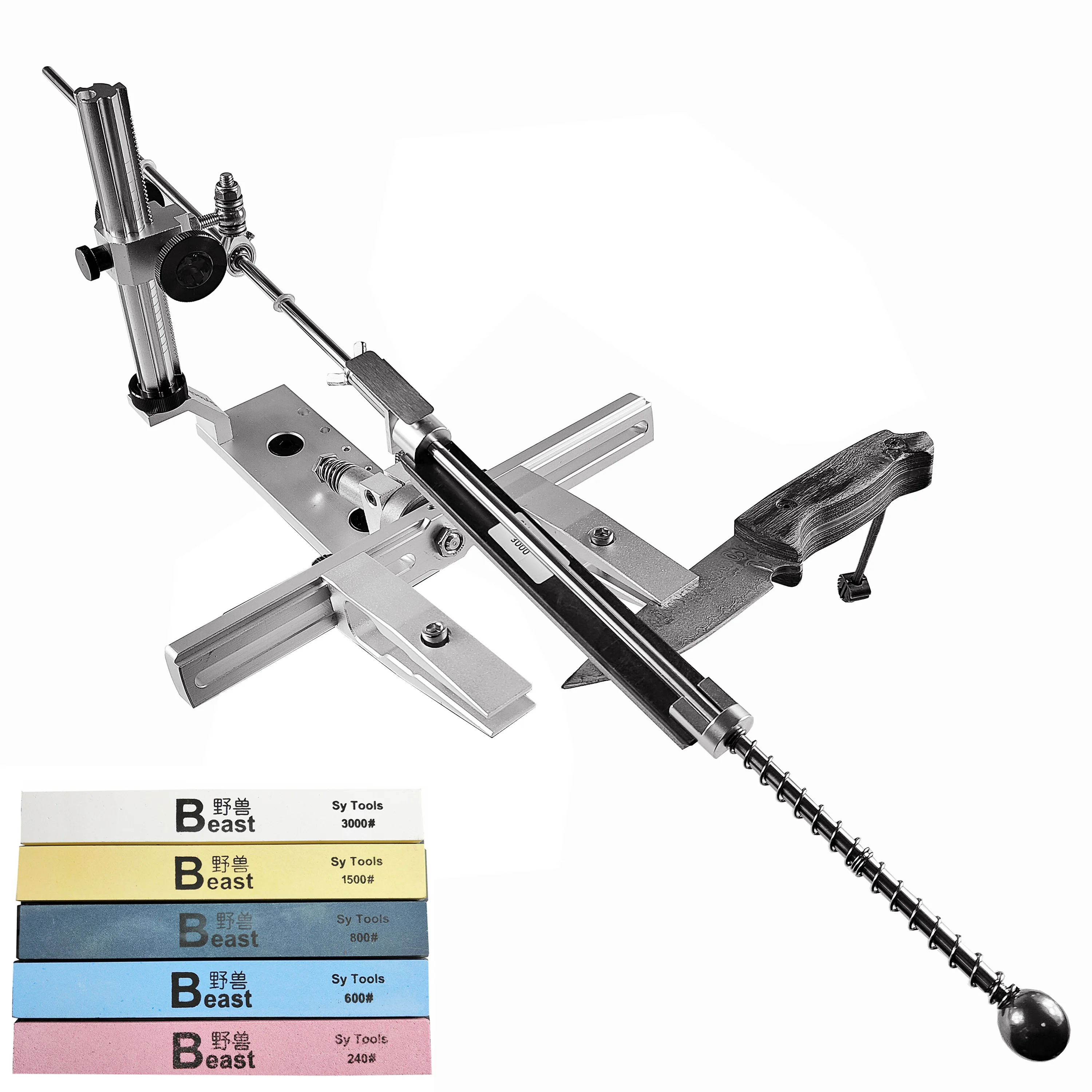 K8 Professional Knife Sharpener Fixed Angle Apex Knife Sharpening System With whetstone Set