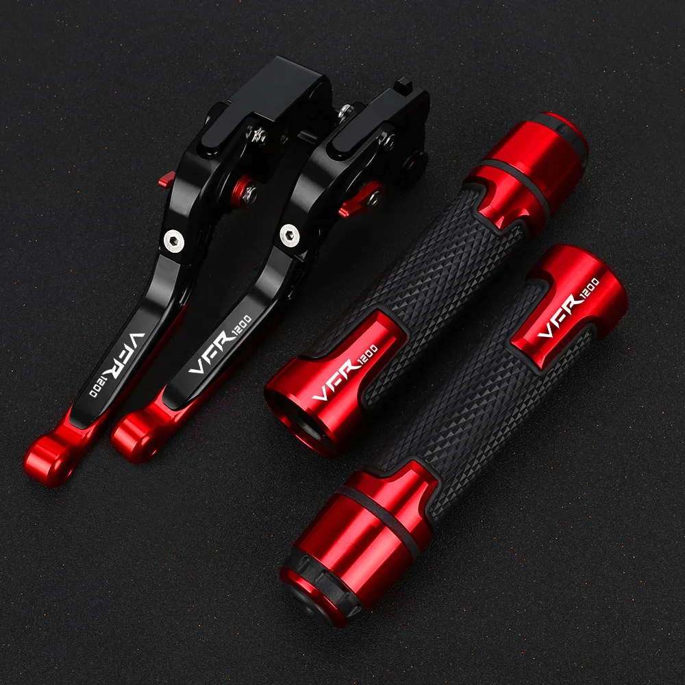 Motorcycle Adjustable Brake Clutch Levers & Handle Handlebar grips For Honda VFR1200 VFR1200F VFR 1200 1200F 2010-2014 2015 2016