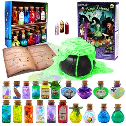 DIY Magical Potions Fairy 20 Bottles Magic Potions Kit for Kids for Christmas Creative Art Craft Handmade Toy for Birthday Gift