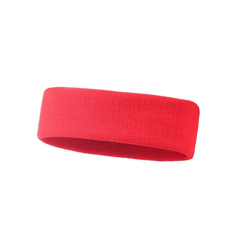 Elastic solid  widened professional anti sweat headband sport hairband hair accessories Running cycling outdoor sports sweatb