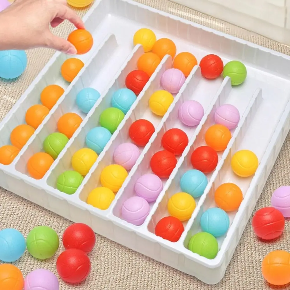 

Веселая игра с возвратом цветных шариков, взаимодействие родителей и детей, привлекательные радужные шарики, сенсорная игра, обучающая настольная игра