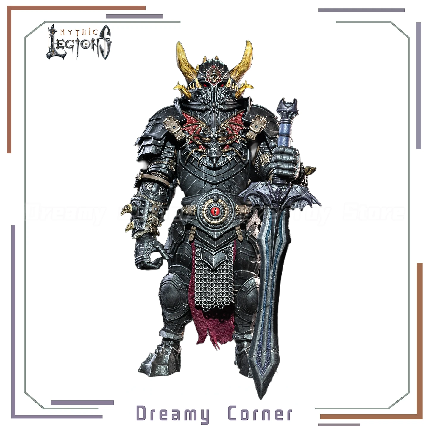 

【In Stock】Original Four Horsemen Studios MYTHIC LECIONS All Stars 6 Warden To The Lord of Death Berodach 1/12 Action Figure Toy