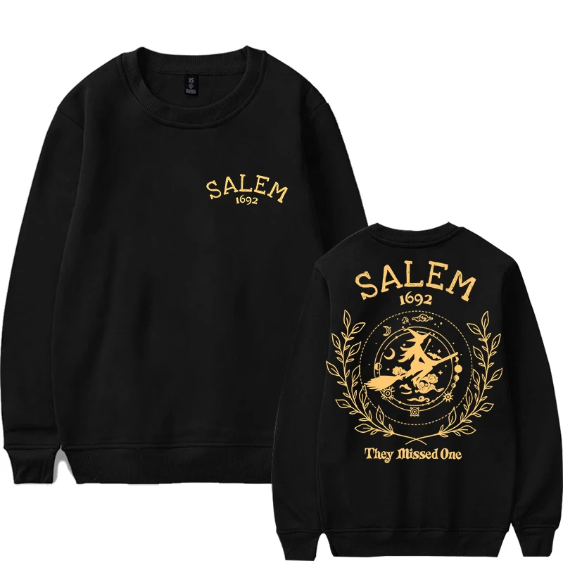 แม่มดฮาโลวีนซาเลม 1692 พวกเขาพลาดเสื้อสเวตเตอร์ผู้หญิงเสื้อสเวตเตอร์ขนาดใหญ่แขนยาวฤดูใบไม้ร่วงวันหยุดฮาโลวีนเสื้อสวมหัว