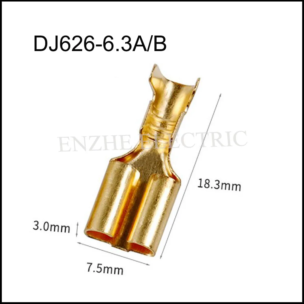 

2000PCS DJ626-6.3A/B New energy automotive waterproof connector female male plug terminal socket pinDJ622-3*0.6A/B