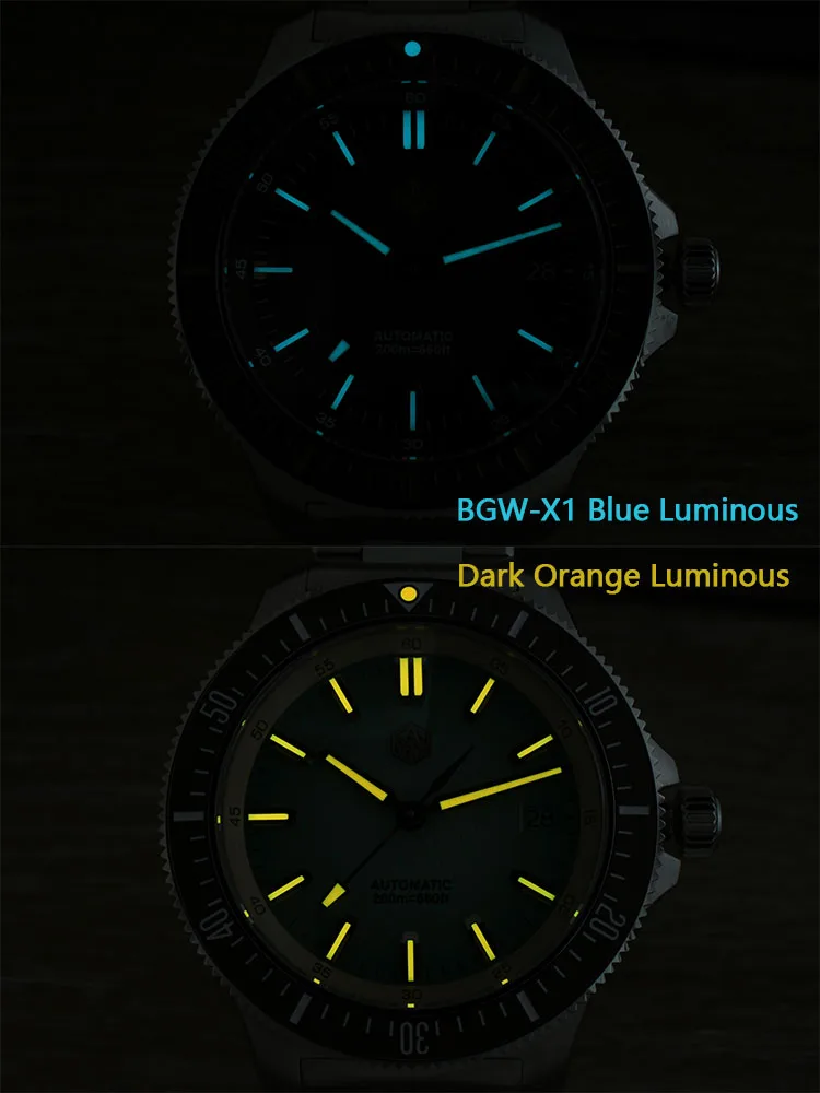 San Martin 2025 New Upgraded Version 40mm Dive Watch Men Original Design NH35 Automatic Mechanical Waterproof 200m SN0118