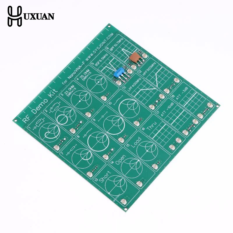 RF テストボード、18 機能モジュール RF デモキット NanoVNA テストフィルタ ベクトル ネットワーク アナライザ ボード アッテネータ
