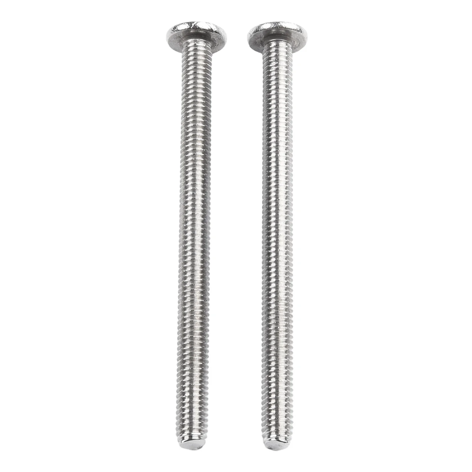 Toilet Hinge Screw Set 2 Pack Expanding Rubber Bolt Top Nuts Compatible Effective Replacement for Old Broken Hinges