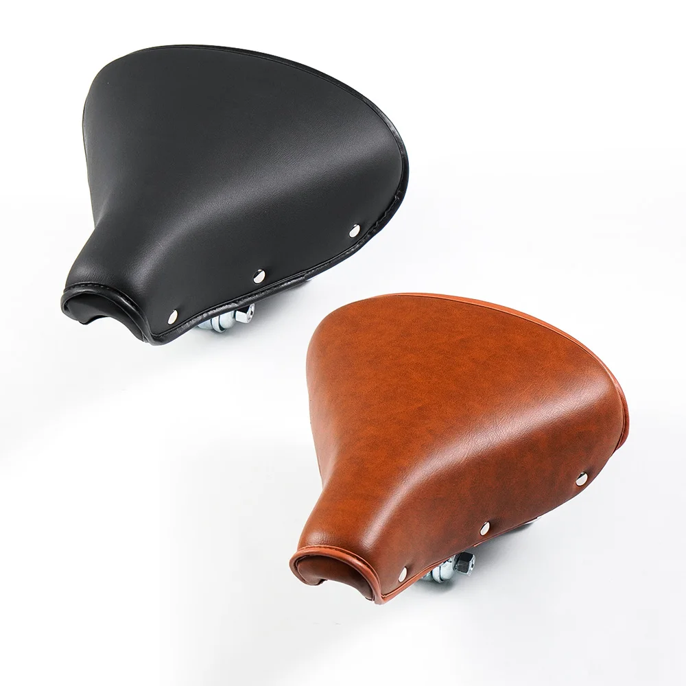 

Аксессуары для велосипеда Chooee, комфортное велосипедное седло, искусственная кожа, мягкая подушка для велосипедного сиденья, черный/коричневый