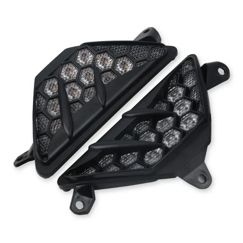 Suitable for Kawasaki Ninja 650 ZX4R ZX25R Motorcycle LED Turn Signal Honeycomb Signal Rear View Mirror