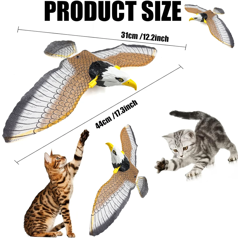 Bird Repellent Hanging Eagle Hawk Scarer Deterrent For Garden Pest Protection Plants Decor Hunting Decoy Repellent