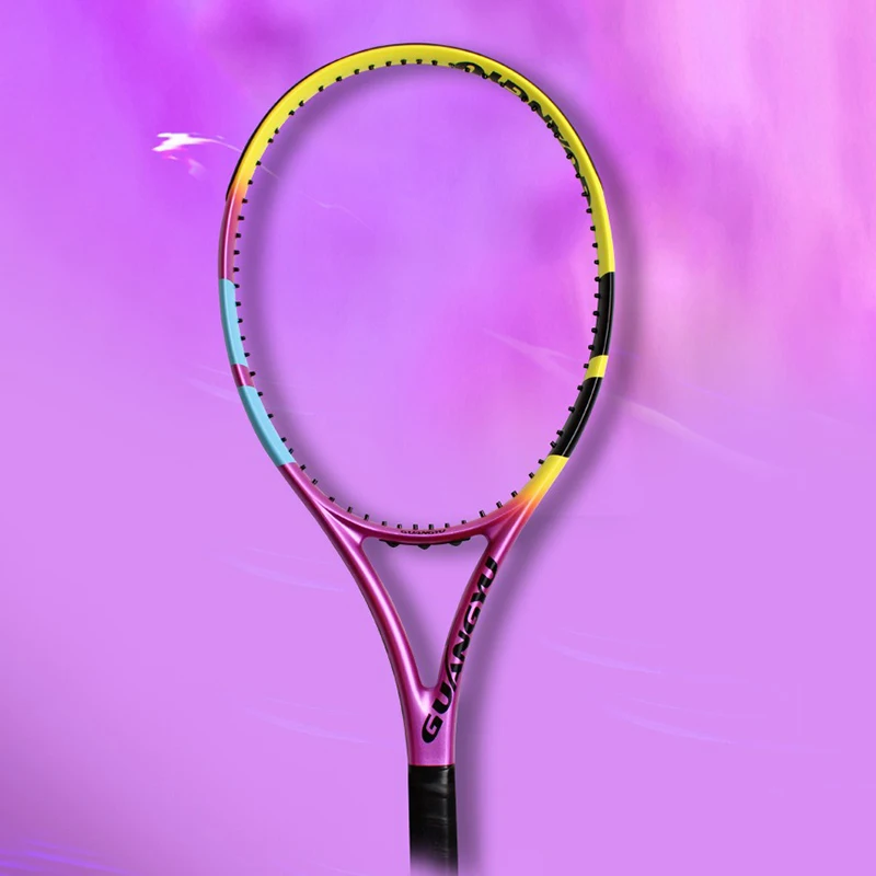 

Professional Tennis Rackets Full Carbon Durable Tennis Rackets Adults Ultralight Training Racket Portable Sports Equipments