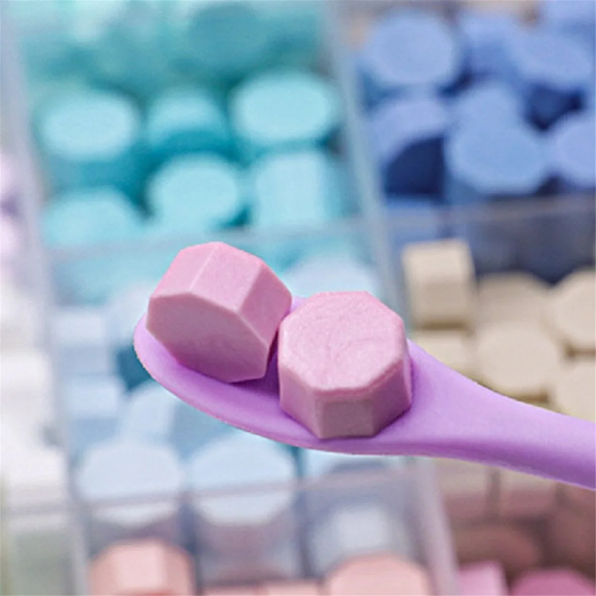 N18R Wax Seal Stirring and Mixing Tool Silicone Cleaning Tool for Making Wax Seals, Colorful DIY Candles