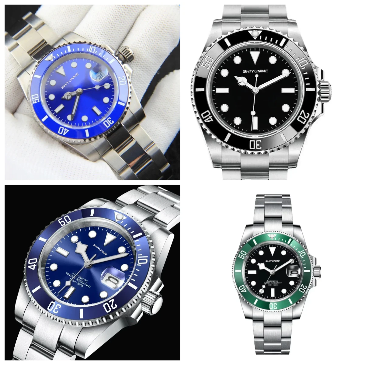 

Магазин A186 904L Автоматические механические мужские часы Светящийся керамический безель Сапфировое стекло Нержавеющая сталь