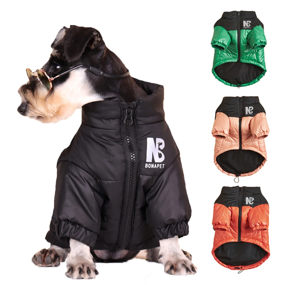 Warm Dog Clothes Winter Cold Resistant Dog Jacket for Small Medium Dogs Thickened Windproof Puppy Clothing Chihuahua