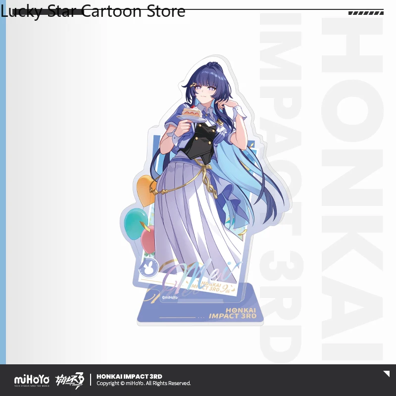 Presale Sunsyea Genshin Impact الرسمية MiHoYo الأصلية إليسيا كيانا كاسلانا الاكريليك حامل نموذج زخارف مكتب لعبة هدية الهالوين