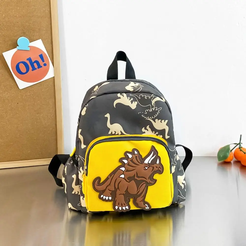 High Quality Cartoon Dinosaur School Bag Portable Large Capacity Shoulder Bag Lightweight Kindergarten Backpack