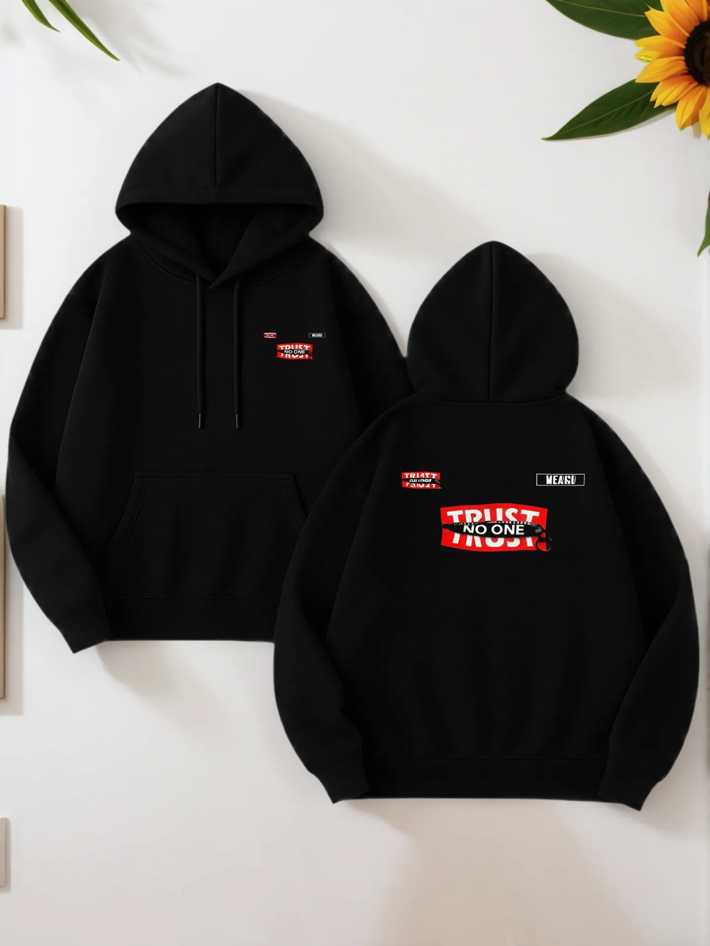 

Men’s Graphic Hoodie, Streetwear Style, Dragon - Letter Print, Fleece Lined, For Everyday Wear, For Young Men