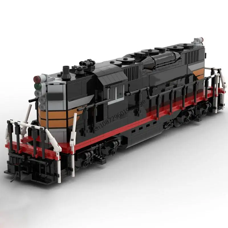 

New 1426Pcs City Technical Train Tracks Railway Moc Southern Pacific Gp9 Model Building Blocks Diy Creative Ideas Kids Toys Gift