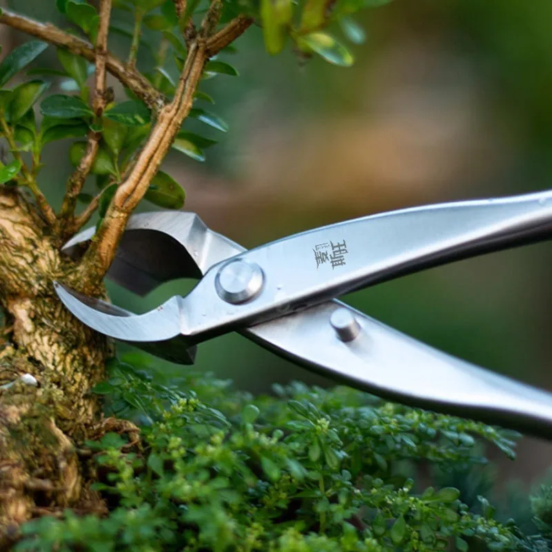 1 x Stainless Steel Bonsai Tool Knob Cutter Shear Scissors Branch Cutter Trunk Splitter for Garden Bonsai shaping