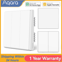 Aqara Wall Switch D1 ZigBee Smart Button Light Switches 1/2Gang Interruttore Smart Light Switch Fire Wire With /NO Neutral