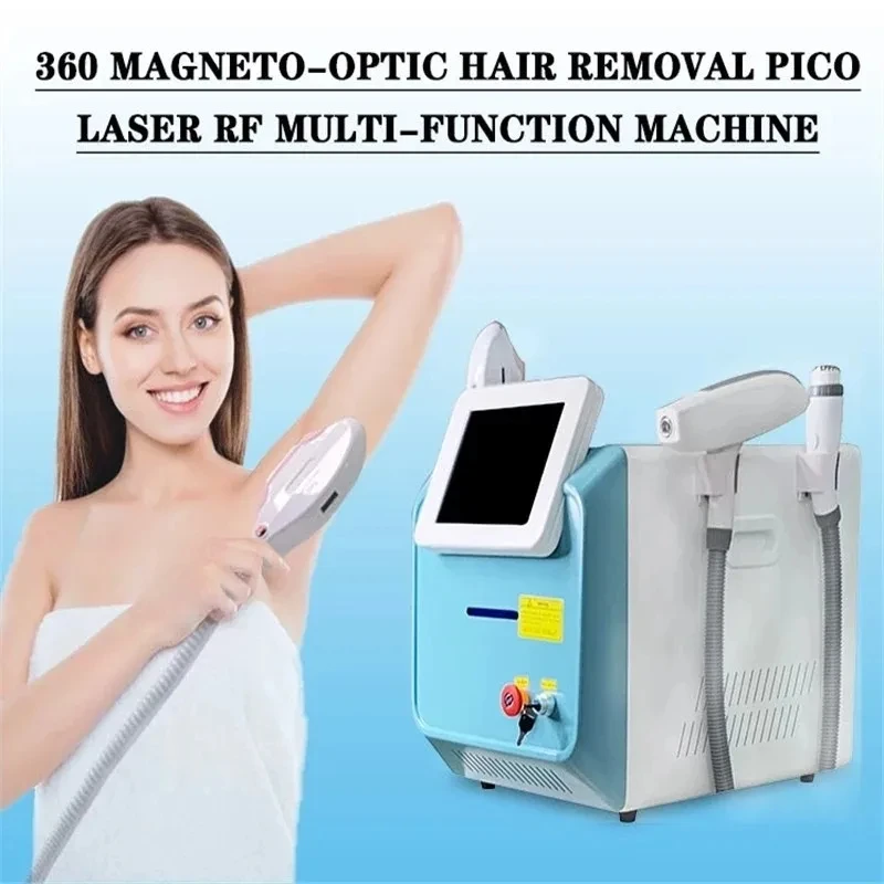 

3in1 Laser OPT IPL Hair Removal Machine Portable ND Yag Laser Tattoo Removal Permanent Hair Removal Beauty Equipment