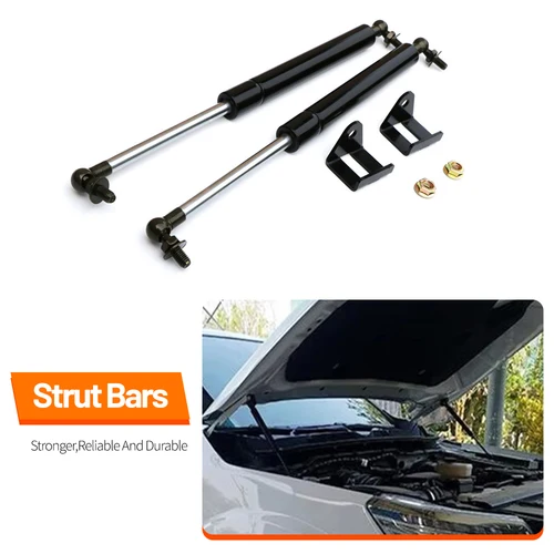 Imagen 2 del producto Puntal de capó delantero para Nissan Navara NP300 D23 2014-2019 2 uds barras de soporte de elevación amortiguadores de resorte de Gas varilla de cubierta de motor