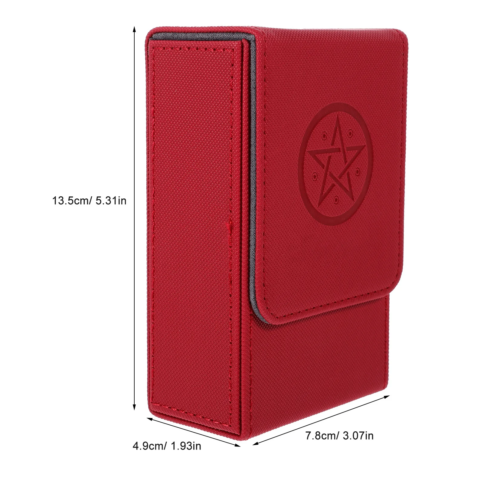 Paper Card Storage Box Portable Tarot Storage Container Waterproof Rectangular Holder For Diary Envelope Postcard Pu Case