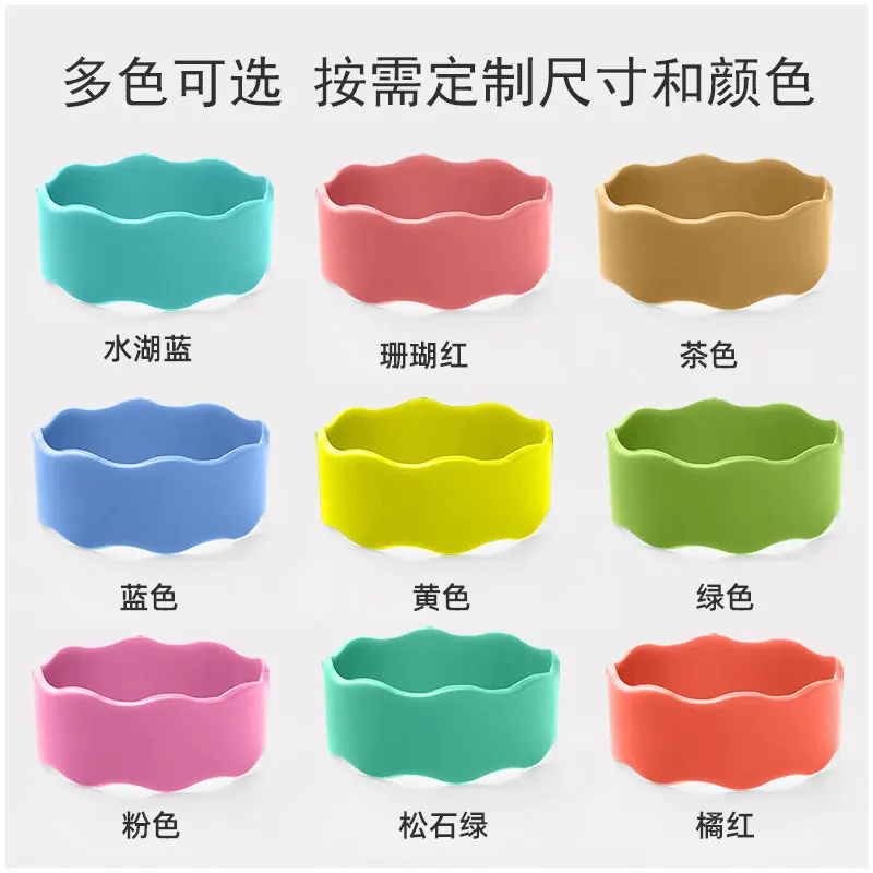 2-Pack Silicone Bottle Bands Personalized Labels Anti-Slip Baby Bottles Sippy Cups Back to School Labels