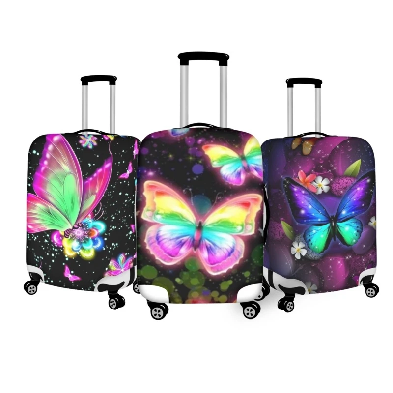 

Butterfly Printed Luggage Cover Thicken Women Suitcase High Quality Protective Covers Traveling Trunk Holder Case for 18-32 Inch