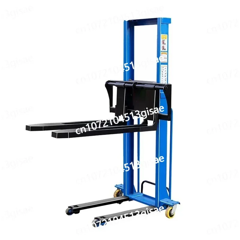 1.6M 500/1000KG Control Forklift Portable Stacker Hand Propelled Household Electric Lifting Remote  Handling Forklift Customized