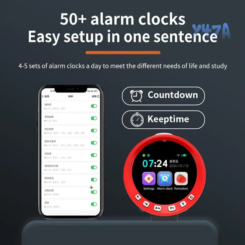 

Захватывающий массажер для мозга, будильник из часов с искусственным интеллектом: трансформируйте свое время, наши настольные украшения в стиле жизни, подарок-Y47A