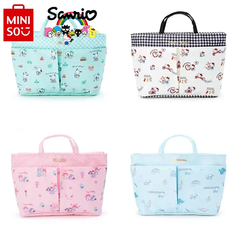 

Sanrio 2024 New Mommy Bag Fashionable High Quality Women's Handbag Cartoon Versatile Large Capacity Multi Functional Storage Bag