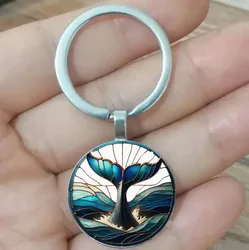 Oceaan Walvis Staart Hanger Sleutelhanger, Creatief Cadeau Voor Vrienden En Verjaardagen