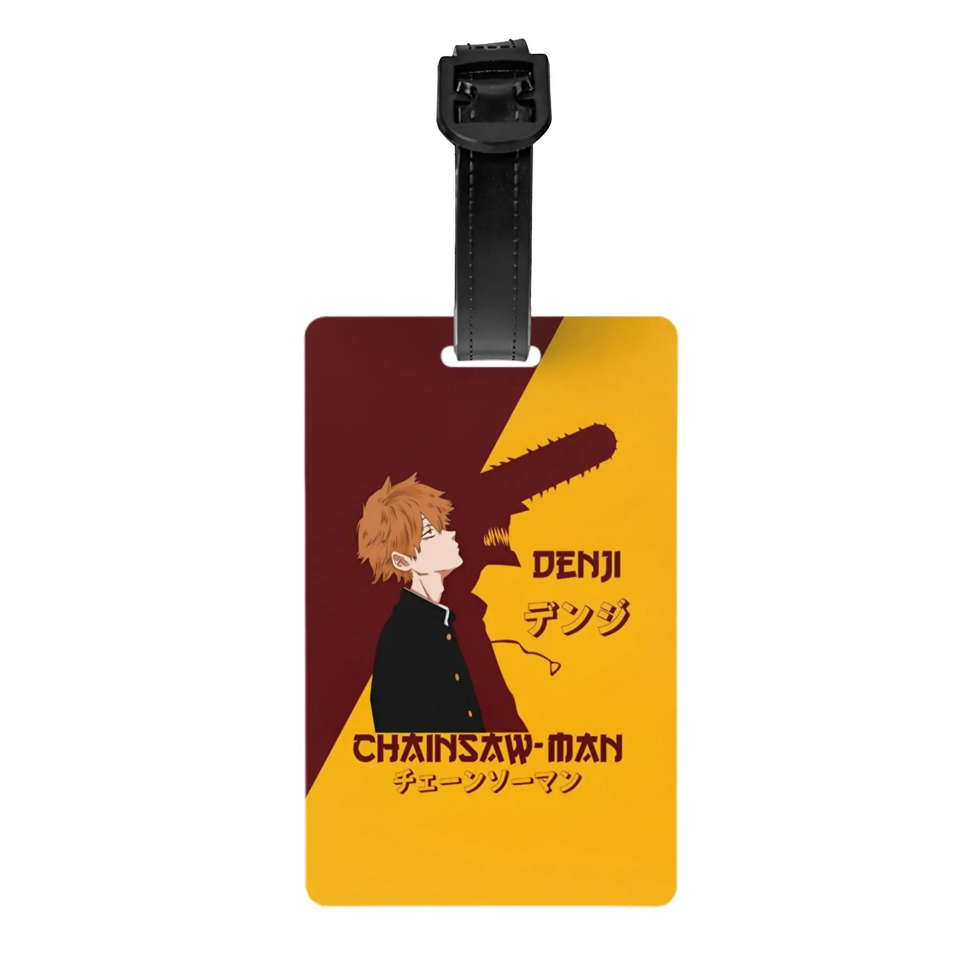 

Custom Chainsawes Man Luggage Tags Custom Baggage Tags Privacy Cover ID Label