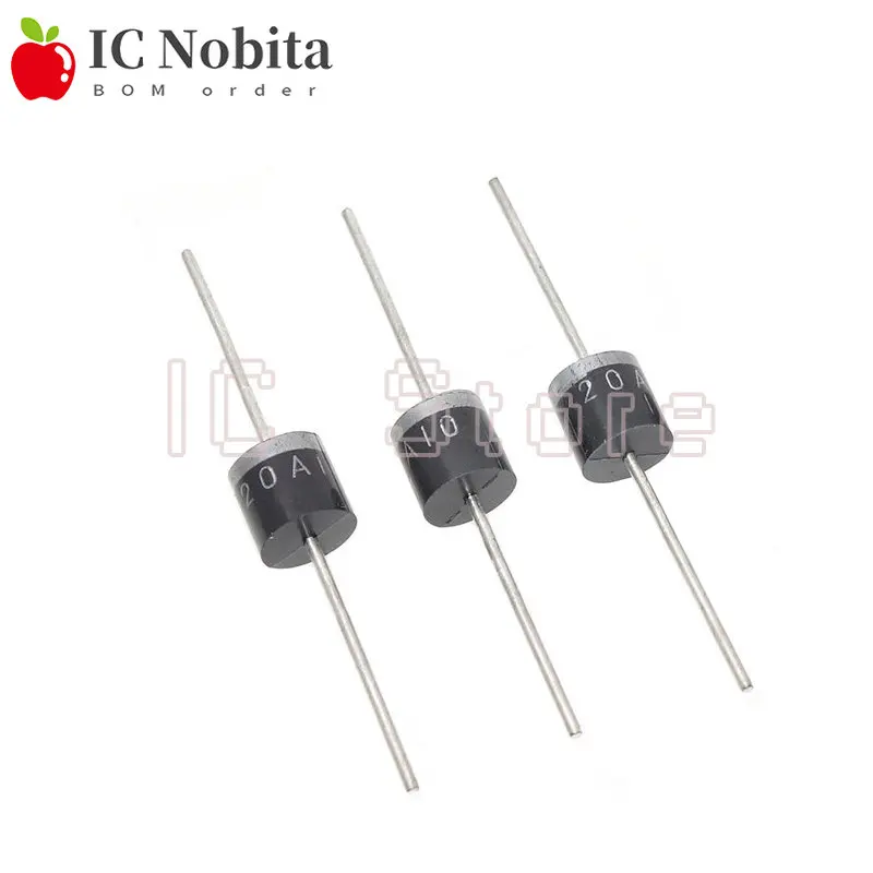 10PCS 10A10 6A10 20A10 6A 10A 20A 1000V Electrical Axial Rectifier Diode R-6 DIP New