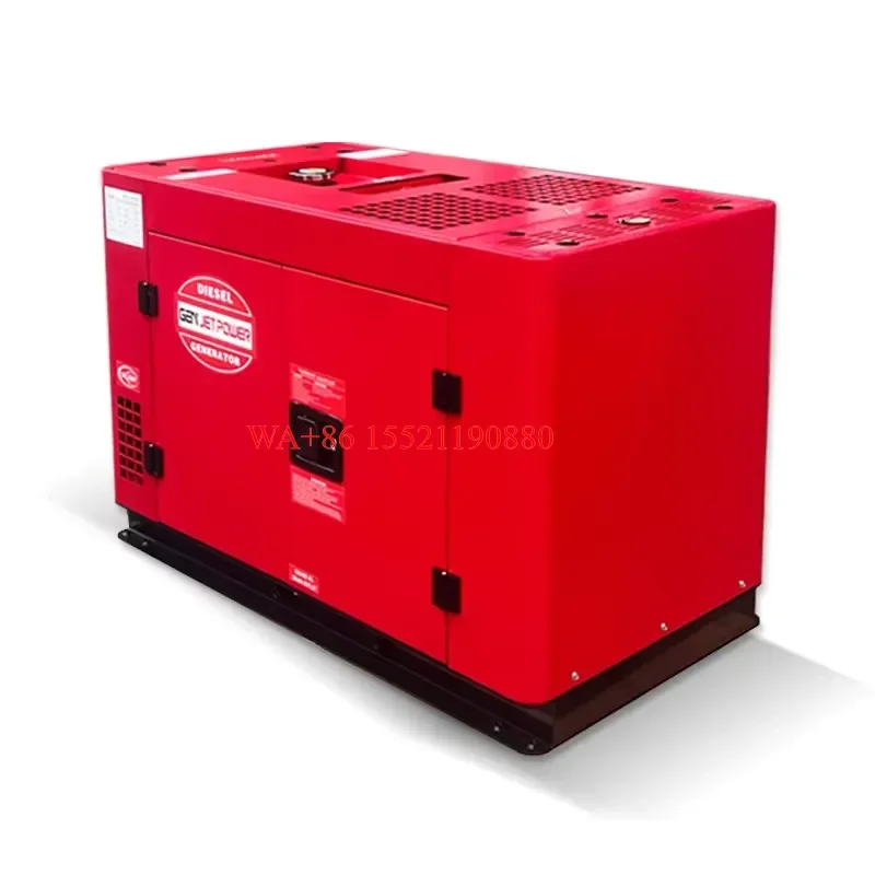 WMWMNU for Customized Small Air Cooling Type 6KVA 6.6KVA 7KVA 10KVA 12KVA Diesel Generator Set With Wheel