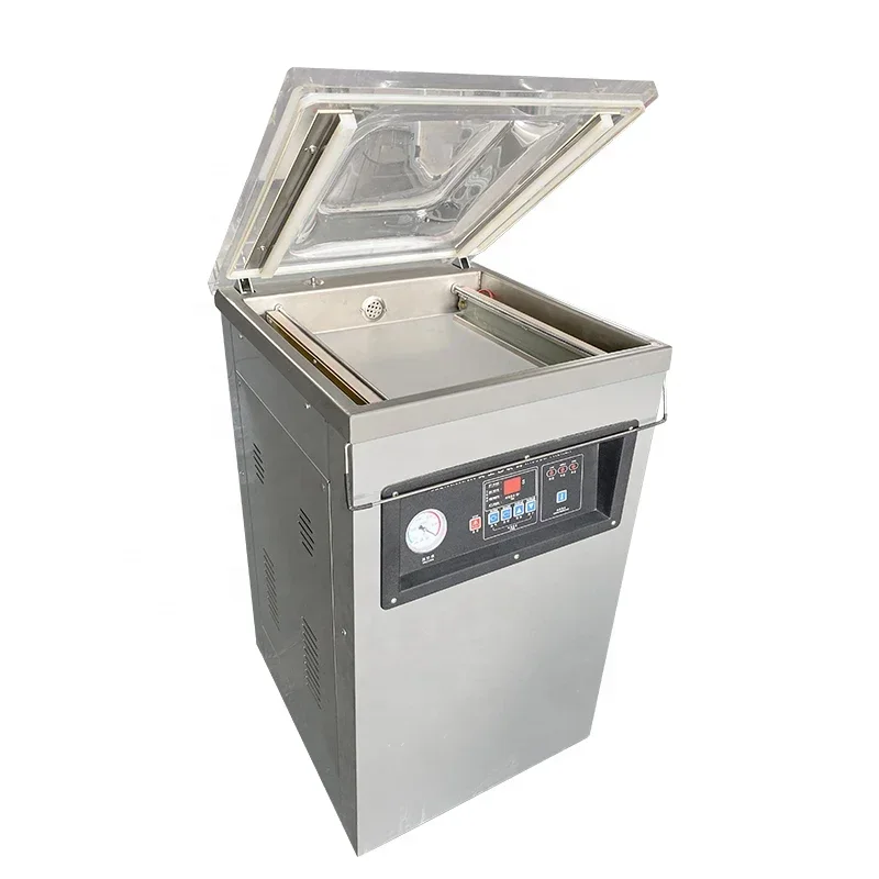 

DZ400 DZ500 DZ600 Промышленная однокамерная вакуумная машина для запечатывания пластиковых пакетов, упаковочная машина для пищевого зерна, рыбы, мяса, курицы