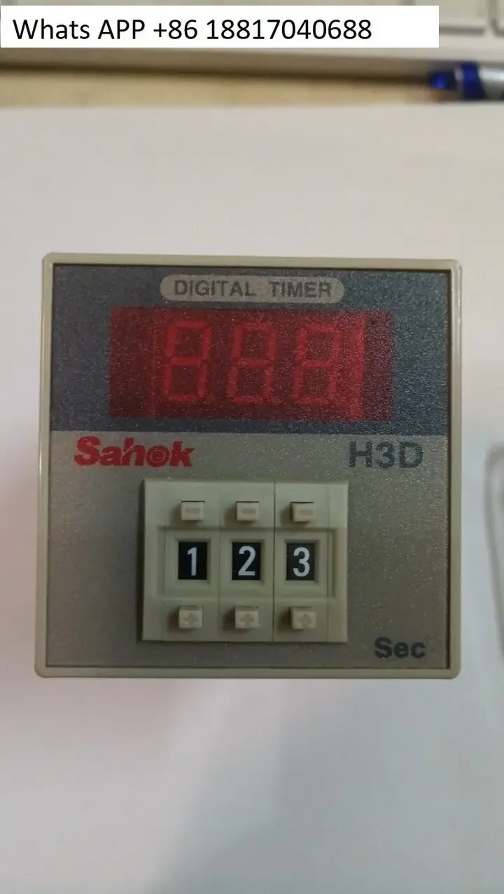 Sahok Shanhe H3D-2 H3D-3 Digital Display Time Relay 999S 999M 99.9S 99S