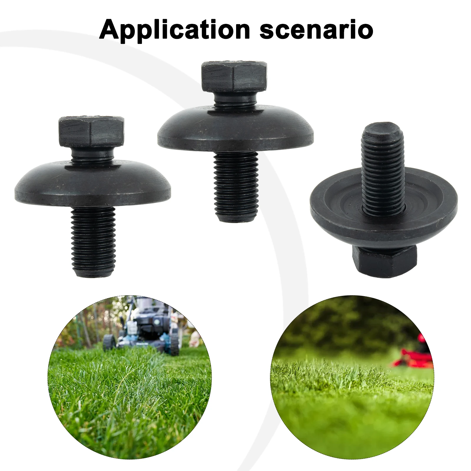 3 Pack Rotary Blade Bolt and Washer For Craftsman 532193003 193003 Fits Thread Size 7/16 Length 1 25 Inches 20 Threads