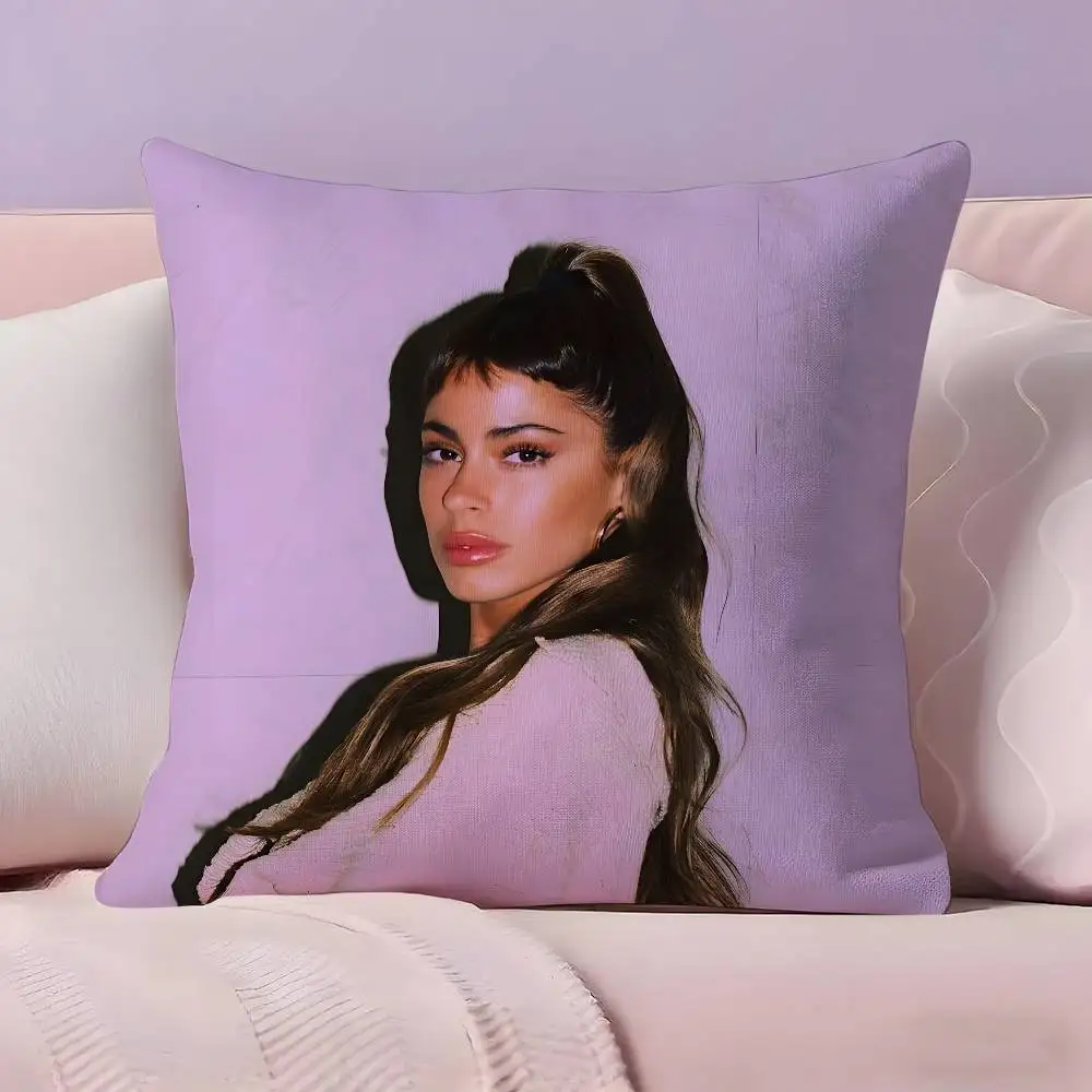 غطاء وسادة Singer M-Martina S-Stoessel TINI مصنوع من نسيج فائق النعومة وصديق للبشرة مثل الراحة وسحاب مخفي #2