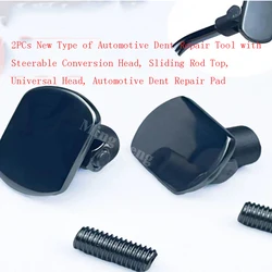 New Type of Paint Dent Removal Sliding Rod Head with Iron Pad Stainless Steel Dent Puller Kit for 8M Screws Used in Automobile a