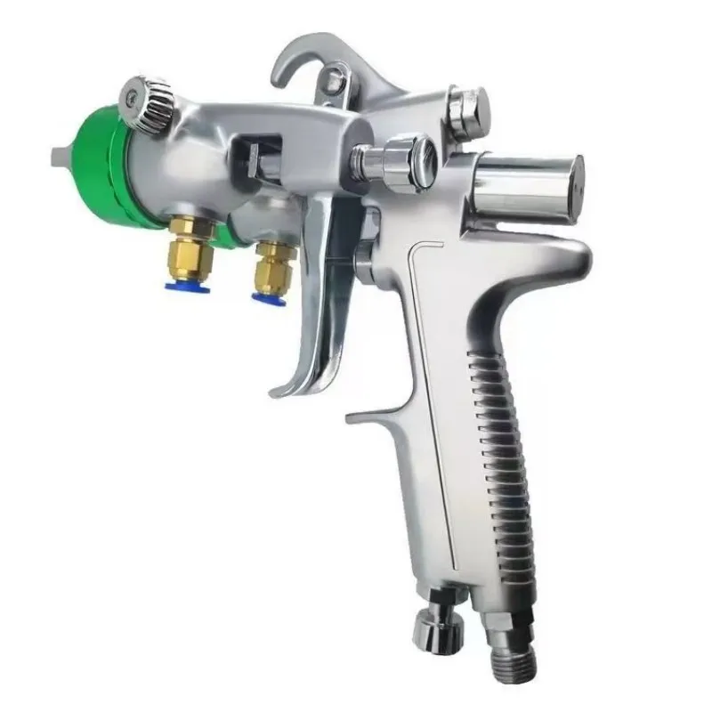 Double Head Spray Gun Color Plating Spray Gun  Internal Pressurized Waterborne Coating AB Adhesive Nano External Mixing Gun